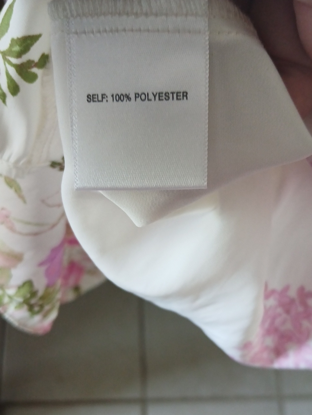 Lovely Rose & Olive Cream Button-Down Shirt with Pink Floral Print - Picture 6 of 7